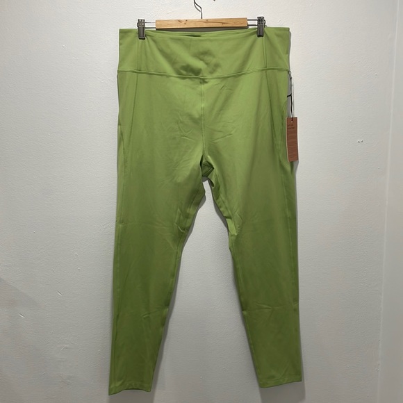 Girlfriend Collective Green High Rose Compressive Leggings - Picture 2 of 9